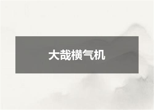 大哉横气机