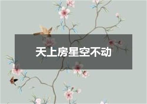 天上房星空不动