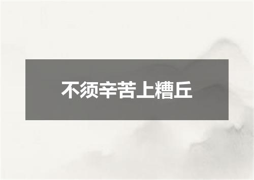 不须辛苦上糟丘