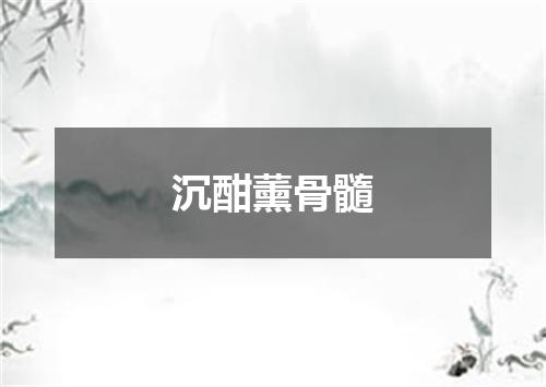 沉酣薰骨髓