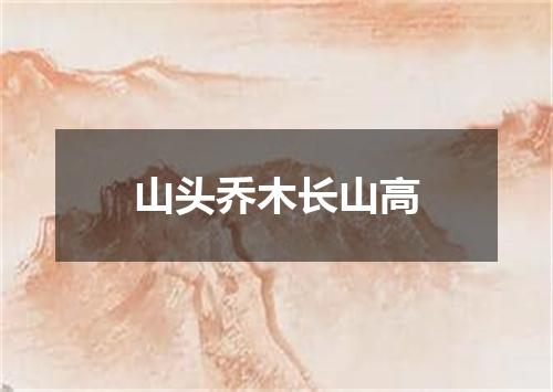 山头乔木长山高