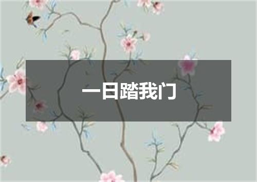 一日踏我门