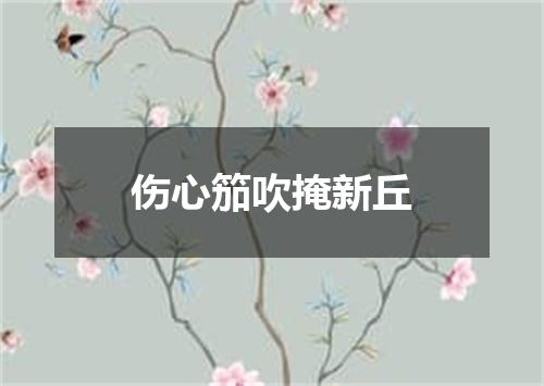 伤心笳吹掩新丘