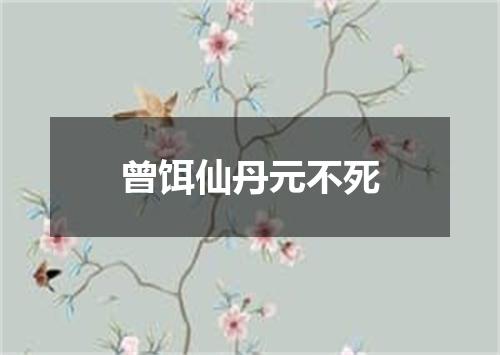 曾饵仙丹元不死