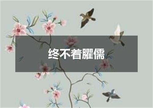 终不着臞儒