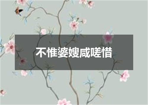 不惟婆嫂咸嗟惜