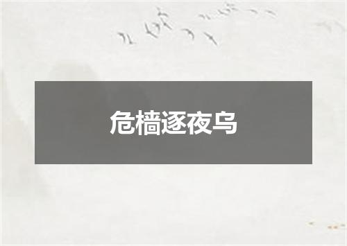 危樯逐夜乌