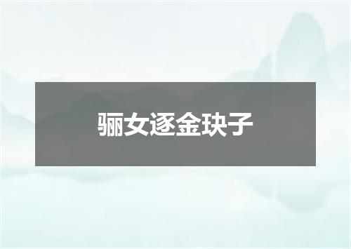 骊女逐金玦子