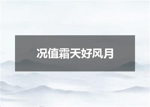 况值霜天好风月