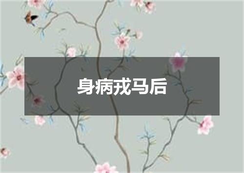 身病戎马后