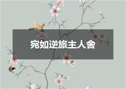 宛如逆旅主人舍