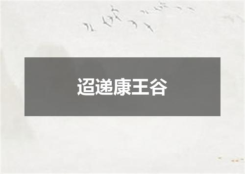 迢递康王谷