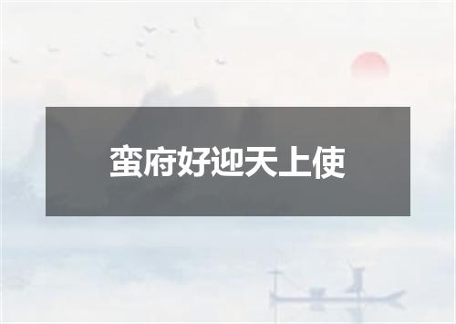 蛮府好迎天上使