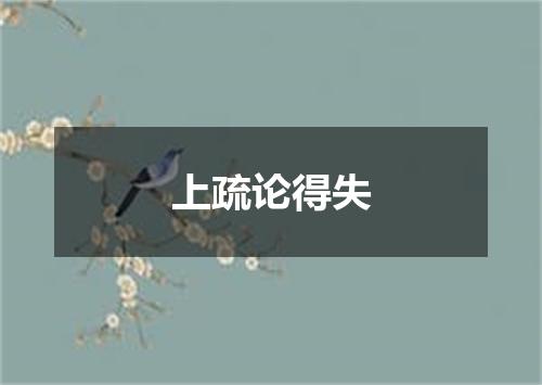 上疏论得失