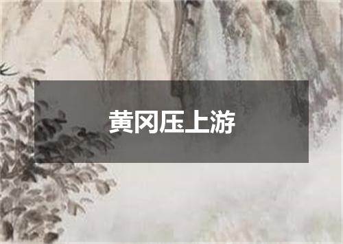 黄冈压上游