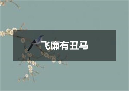 飞廉有丑马
