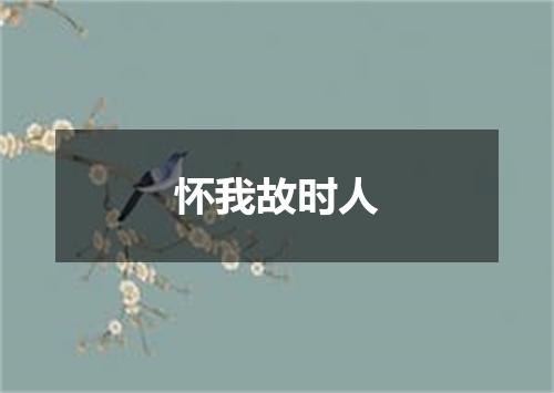 怀我故时人