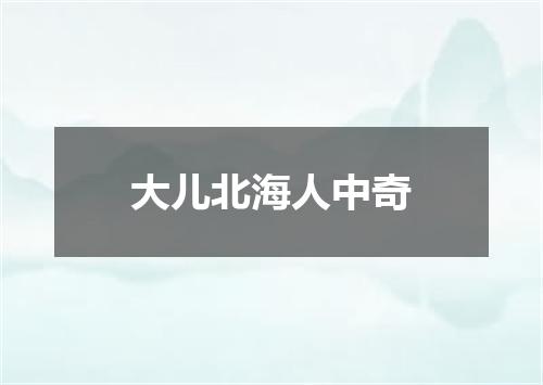大儿北海人中奇