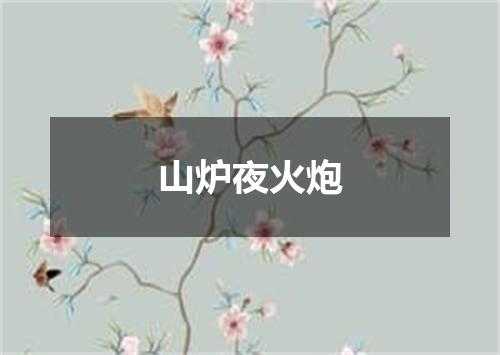 山炉夜火炮
