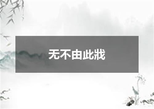 无不由此戕
