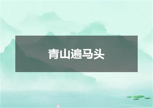 青山遍马头