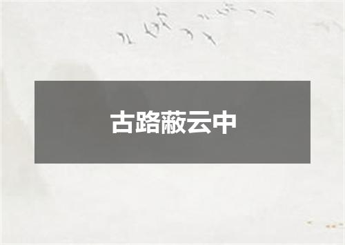 古路蔽云中