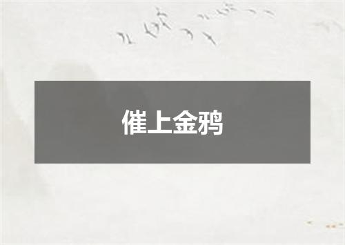 催上金鸦