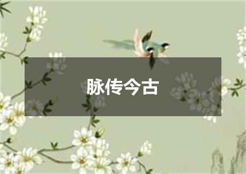 脉传今古
