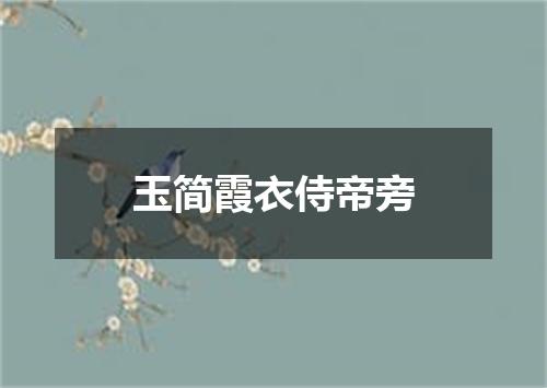 玉简霞衣侍帝旁
