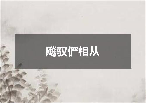 飚驭俨相从