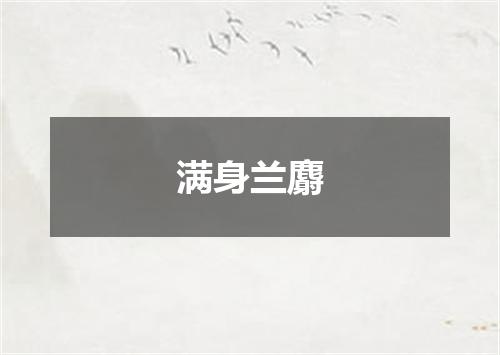 满身兰麝