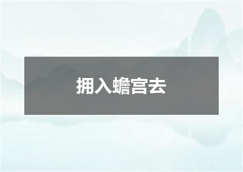 拥入蟾宫去