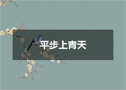 平步上青天
