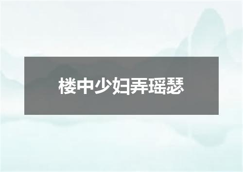楼中少妇弄瑶瑟