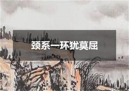 颈系一环犹莫屈