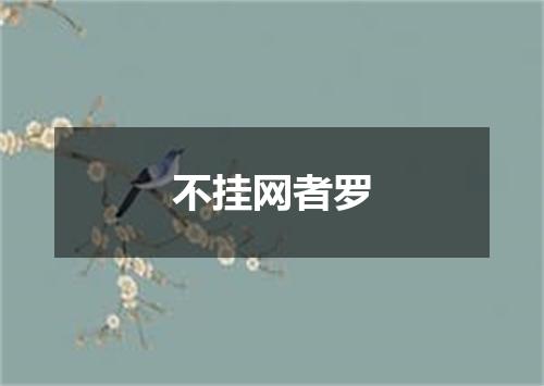 不挂网者罗