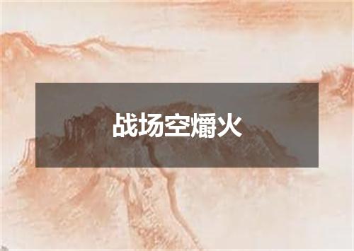 战场空爝火