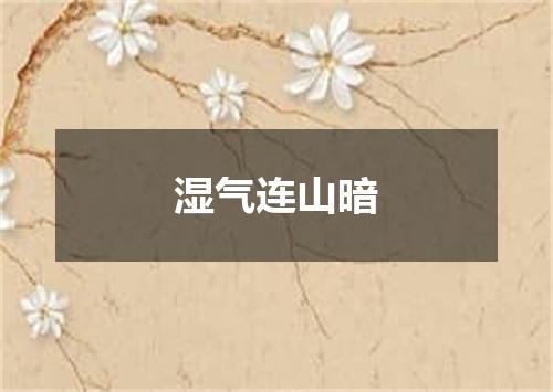 湿气连山暗