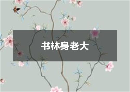 书林身老大