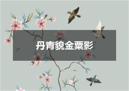 丹青貌金粟影
