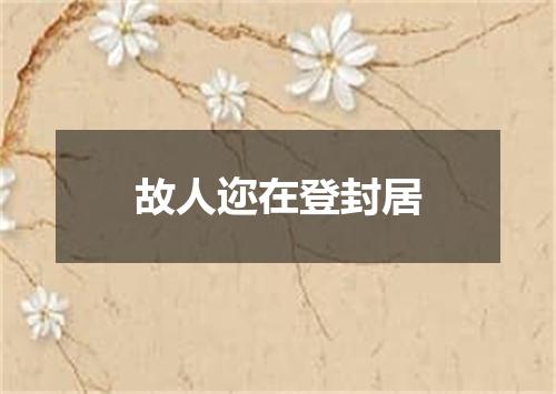 故人迩在登封居