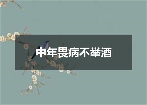 中年畏病不举酒