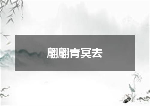 翩翩青冥去