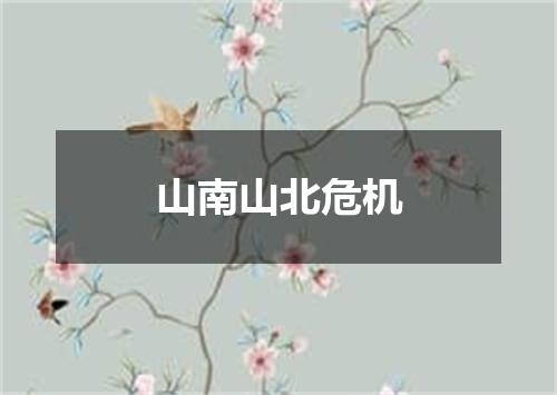 山南山北危机