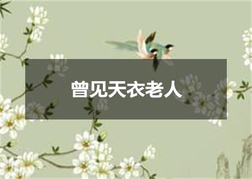 曾见天衣老人