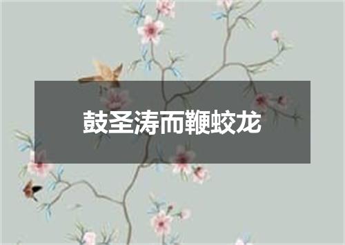 鼓圣涛而鞭蛟龙