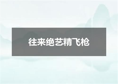 往来绝艺精飞枪