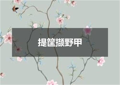 提筐撷野甲