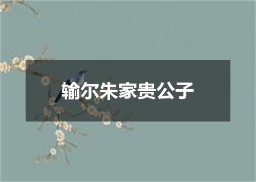 输尔朱家贵公子