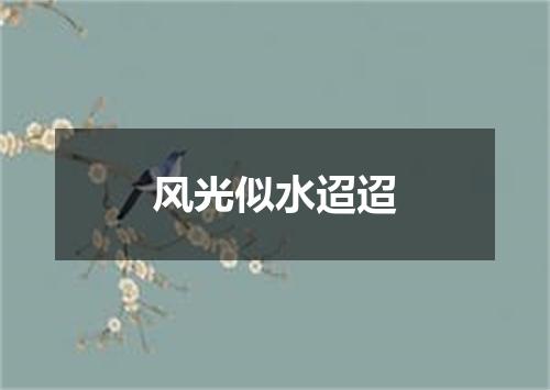 风光似水迢迢